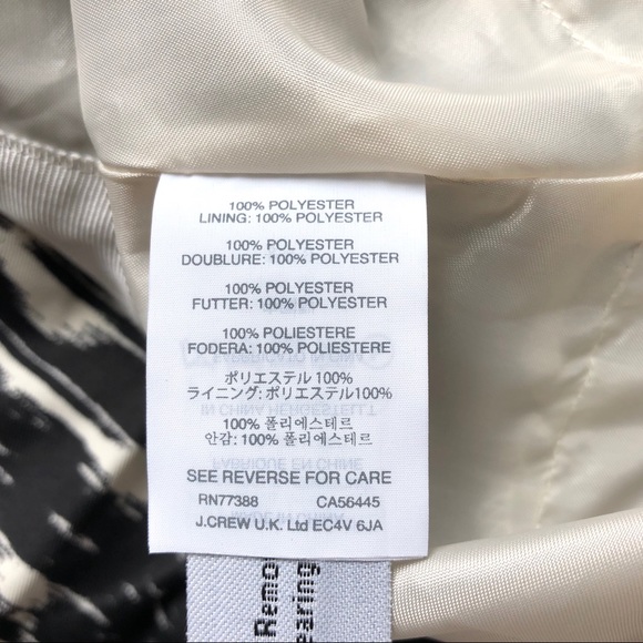 NWOT J. Crew Blurred Ikat Pleated Skirt - Picture 8 of 9